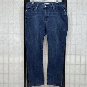 Levi’s High Rise Classic Straight Leg 18W Jeans Medium Wash Denim Timeless Fit